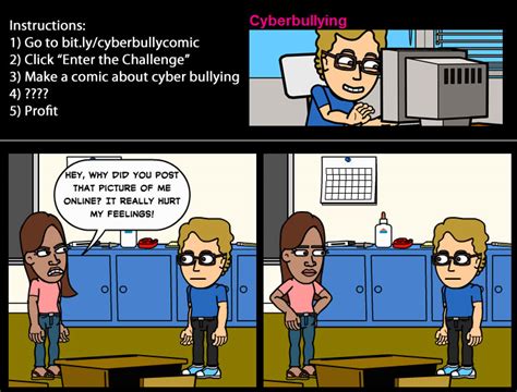 cyber bullying cartoons|cyber bullying comic strip.